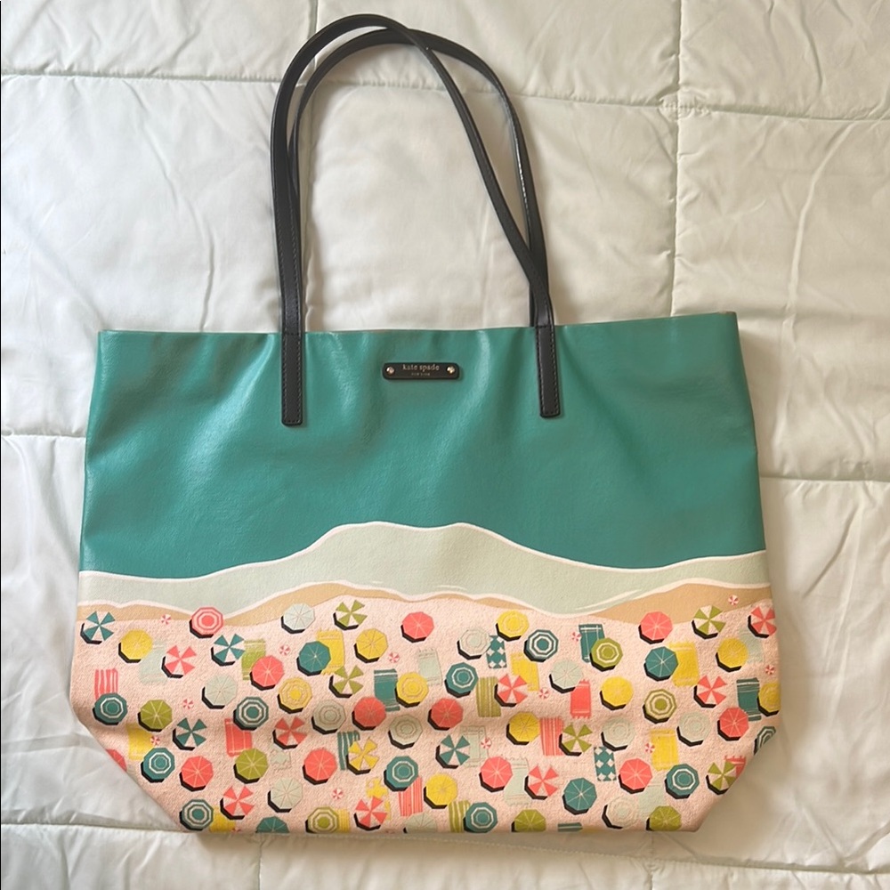 Kate Spade Beach Scene Tote